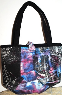 Hand Screened Silk Bag