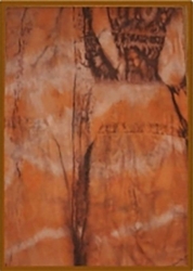 Market Woman - Fabric Manipulation on Silk