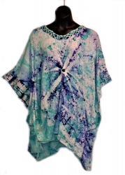 The Warmth of Snow on Woven Cotton Tunic