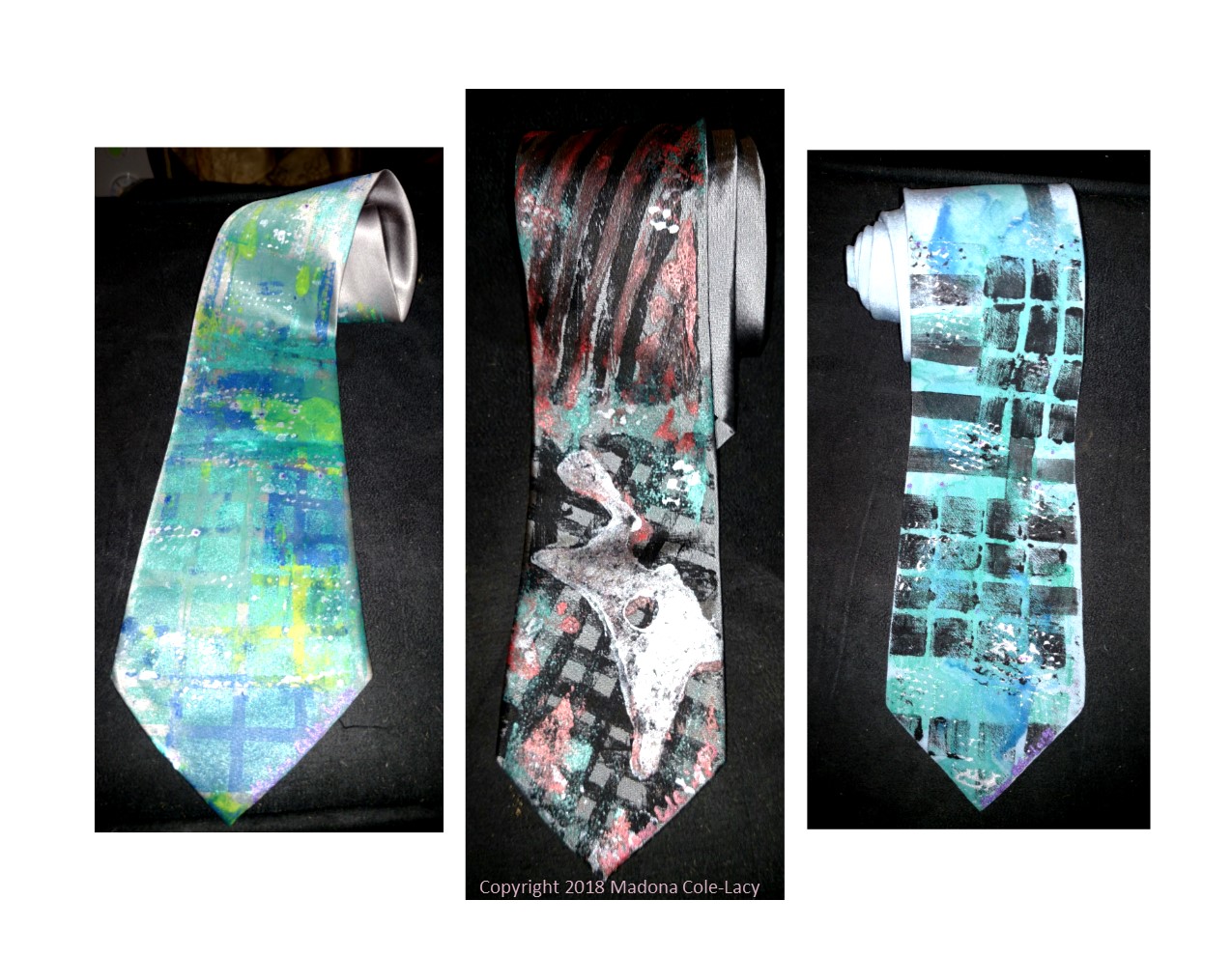 Handcrafted silk neckties